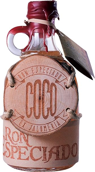 Ron Especiado Coco (Kokos) - Spiced Rum - 1 x 0.50l - inkl. Geschenkverpackung & Cocktailvorschlag