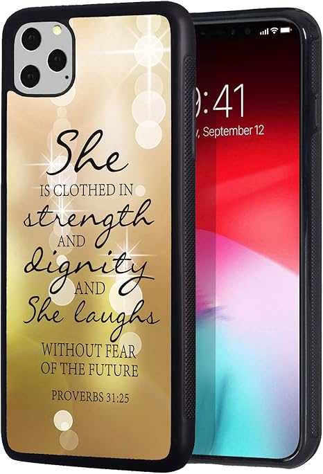 Amazon Com Iphone 11 Pro Max Case Quote Bible Verse Pro Maxverbs