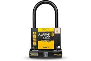 Noisy Cat Lock Series ZUG14 – 120dB Alarm, 14mm Cut-Resistant U-Shackle (Internal Dimensions: 98 × 230mm), Anti-Drill, PVC-Co
