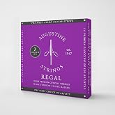 Augustine Strings Regal High Tension - Premium Crystal Nylon Classical Guitar Strings - Produced in New York by the Manufacturer of the Original Nylon String - 3 Sets