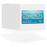 Raylabcon 20 40 5301 Disposable Plastic Microscope Coverslip (Pack of 100)