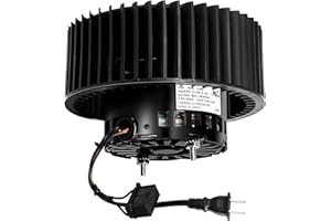 Hiorucet S97015157 Motor & 99020276 Blower Wheel Assembly for Nutone Broan 676-D, 2676F-A, 763N, 678-G, 684-D, 2684F-A, 679L, 683-C, 763, 2678F-A, 684NT-A, 679FL-C, FL2679F-A Bathroom Exhaust Fan.