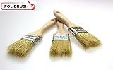 POL-BRUSH 36mm Flat Paint Brush Set - Professional Wall Ceiling Fence Decking view 4