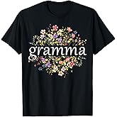 Gramma Mothers Day For Grandma Wildflower Floral Women's T-Shirt