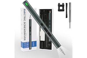 Kingsdun Mini Electric Screwdriver Set, 57-in-1 Small Power Precision Screwdriver Set with 48 Magnetic Bits, Cordless Screwdriver Rechargeable Torque Repair Tool Kit for Phone Watch Camera Laptop