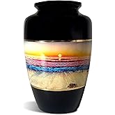 Beach Cremation Urn for Human Ashes for Adult Male & Adult Female, Keepsake Urns for Burial Funeral Memorial Urns for Large up 200 Lbs