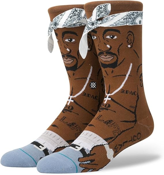 Stance Tupac 2 pac Crew Chaussettes 
