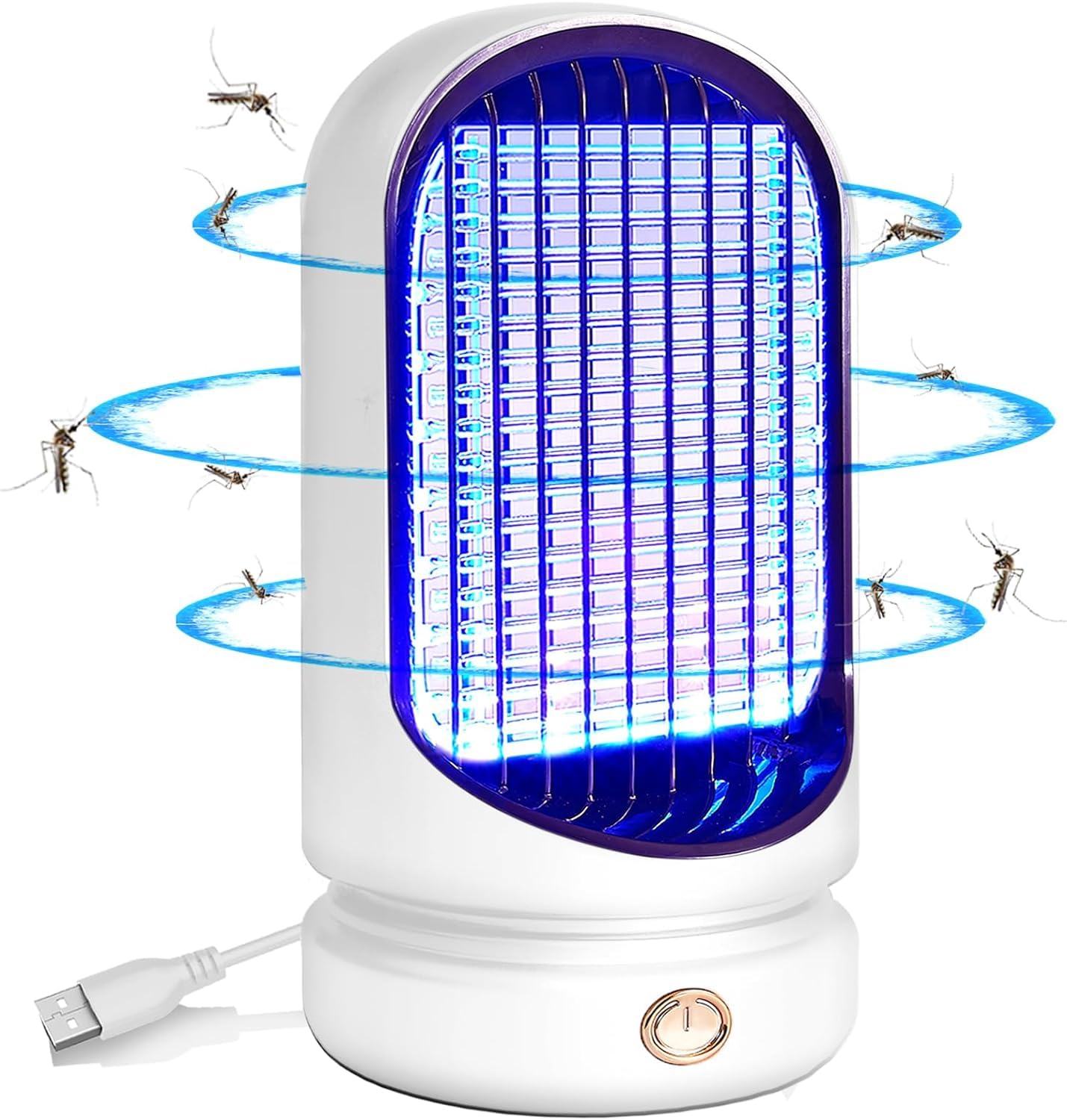 Fransande Mosquito Killer Lamp, Electric Fly Killer Indoor UV Fly Zapper Bug Zapper, Indoor Insect Killer Mosquito Killer Fly Killer for Home Use, Fly Traps Fly Catcher for Home Use