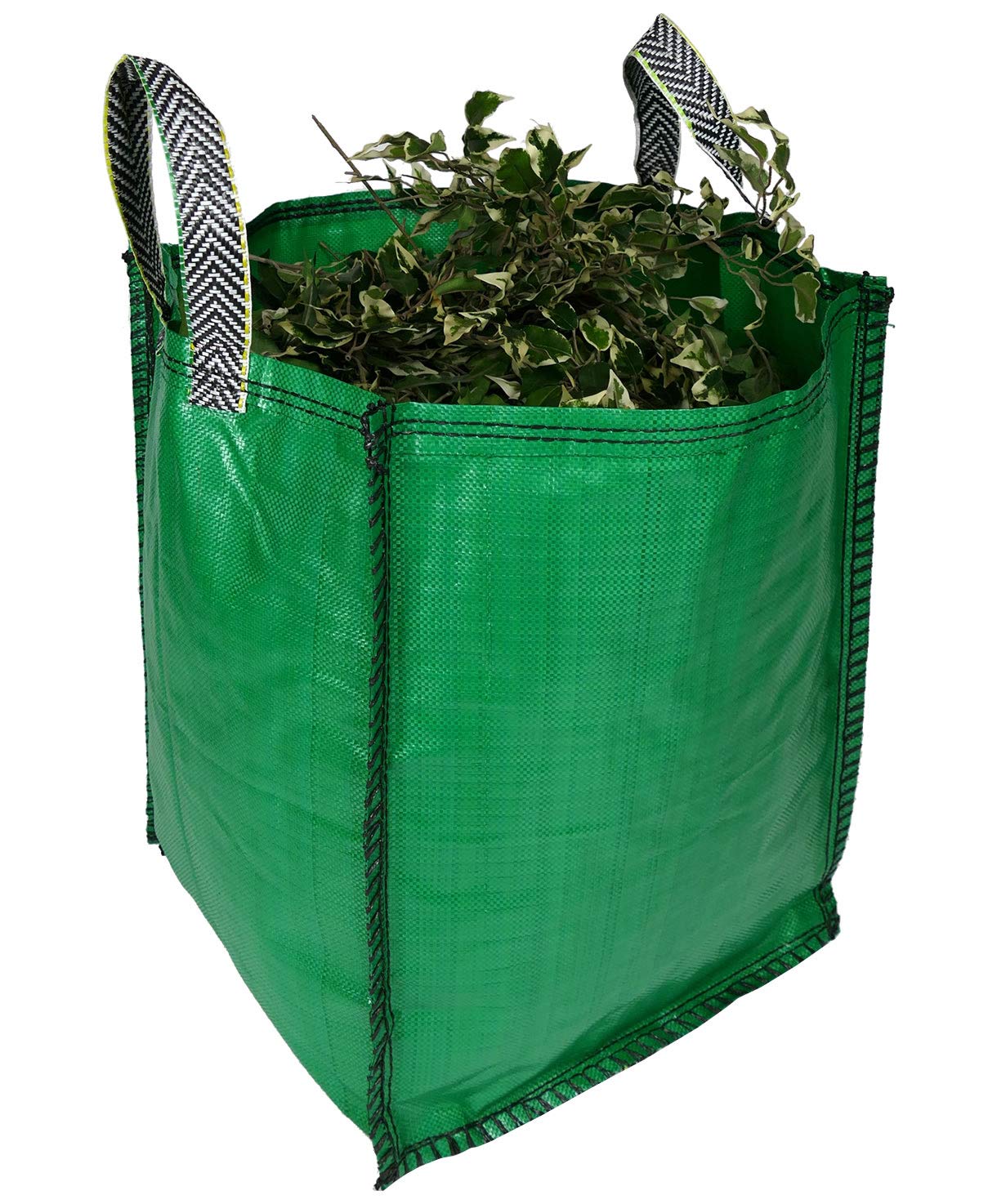 Garden Waste Bags - 120 Litre - 1 to 5 Sacks - PREMIUM GRADE - Industrial Fabric and Handles - Heavy Duty Garden/Green Waste Sacks (1 sack)