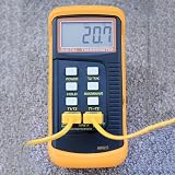 ChicBosomn 6802 II Digital Thermometer Dual K-Type Thermocouple Probe Pipe Clamp view 2