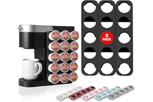 STORAGENIE K cup Holder, Slim Coffee Pod Storage for Keurig Pods, Space-Saving Kcup Drawer Organizer, Perfect for Compact Pla