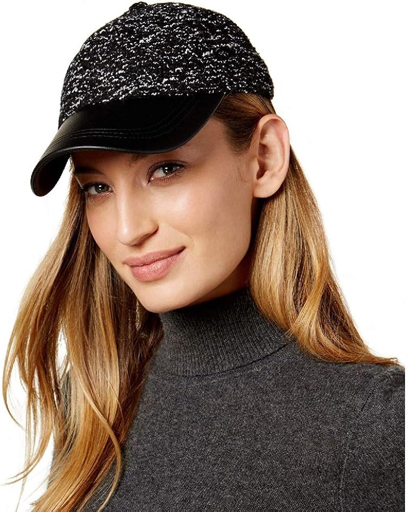 vegan leather baseball hat