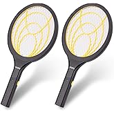 mafiti Electric Fly Swatter for Indoor Outdoor(2 Pack) | mafiti Fly Swatter Electric, Battery Powered Fly Killer Mosquito Zapper Bug Zapper Racket for Indoor Outdoor (2 Pack)