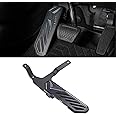 Jeep Wrangler JK JL JT Dead Pedal Foot Rest - Left Side Anti-Slip Aluminum, No Drilling, Adjustable For 2007-2025 Models