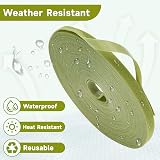 KINGLAKE 12mm 10m Olive Green Garden Tape Plant Tie Self Adhesive Hook and Loop view 4