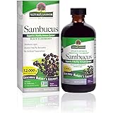 Nature's Answer Sambucus Elder Berry Extract Syrup 8 Ounce ( 3 Pack ) | Daily Immune Support | Packed with Antioxidants | Fam