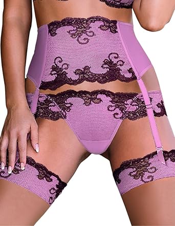 pink suspender belt uk