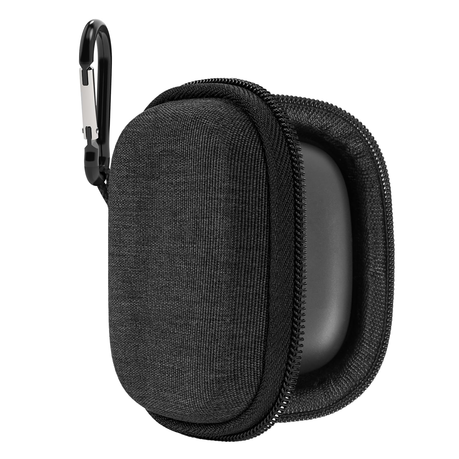 Geekria Shield Earbuds Case Compatible with JBL Wave Beam 2, Live Buds 3, Flex 3, TUNE 220TWS, Live Pro 2, Vibe Beam, Replacement Hard Shell Travel Carrying Bag (Black)
