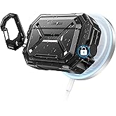 MOBOSI for AirPods Pro 3 Case [IP68 Waterproof Case for iPods Pro 3&Compatible with MagSafe] Military Grade Protective Earpods Pro3 Cover with Secure Lock, Keychain & Phone Stand (2025),Black