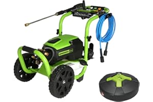 Greenworks Pro 3000 PSI 1.1-Gallon-GPM Cold Water Electric Pressure Washer 5113402HDVT
