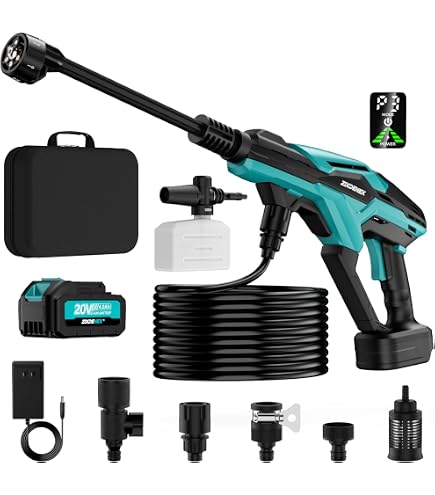 Pistola Acqua Per Idropulitrice - Alta Pressione Per Auto E Finestre - Compatta