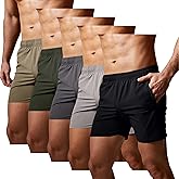 GYM REVOLUTION Men's Workout Running Gym Training Shorts