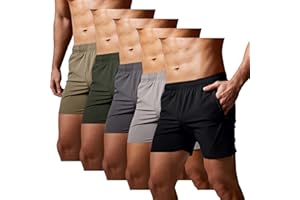 GYM REVOLUTION Men's Workout Running Gym Training Shorts