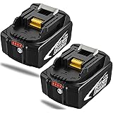 Ibanti 6.0Ah BL1860B Replacement Battery Compatible with Makita 18V Li-ion Battery BL1815 BL1830 BL1835 BL1840 BL1850 BL1860