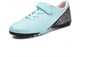 tevzolpa Soccer Cleats for Kids Turf Soccer Shoes Indoor Boys Girls Football Shoes Youth TF AG Artificial Ground Trainning Athletic Sneakers Outdoor