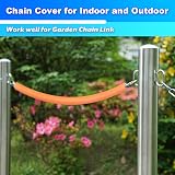 Cosmos 2 Pcs Swing Chain Cover Grip Sleeve for Playground Swings - Orange view 7