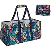 YELAIYEHAO Large Utility Tote Bag, Foldable Collapsible Tote for Storage Pool BeachShopping picnic laundry gym and Luggage