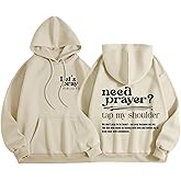 KEEVICI Christian Faith God Hoodies for Women Jesus Bible Verse Religious Hoodie Graphic Sweatshirts Inspirational Pullover