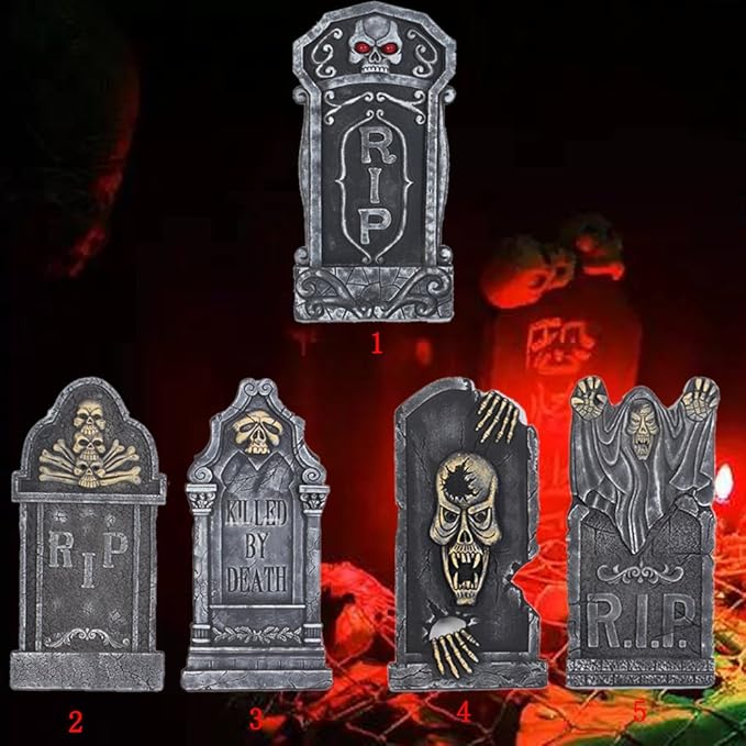 90CM Tombstone lápida Tumba del Cementerio de Espuma Rip Tombstone