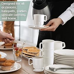 100 Pieces 8 oz Hard Plastic Coffee Cup Bulk Tea