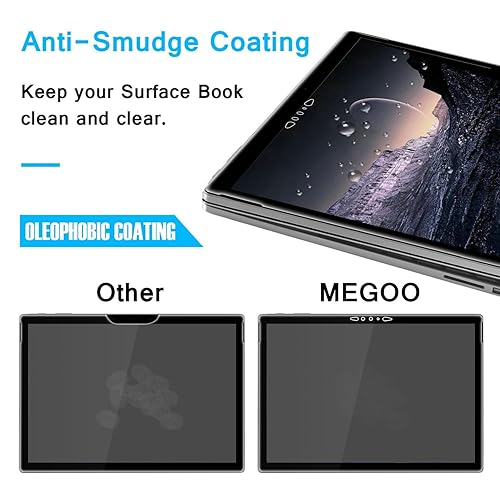 Megoo Screen Protector for Surface Book 15 Inch, HD Tempered