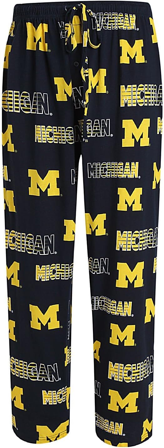 Michigan Wolverines Men’s Blue Sweep Pajama Pants by Concepts Sports