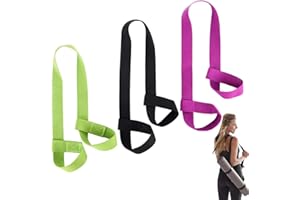 GAITWIN Yoga Mat Strap Sling, Roller Skate Leash, Boot Straps,Multi-Purpose Adjustable Yoga Mat Carrying Straps Sling Band for Carrying All Yoga Mats 3Pcs