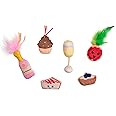 Catstages Purrsecco & Cupcakes Plush Interactive Catnip Cat Toys - 6 Pack