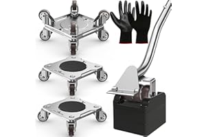 Furniture Moving Set with Furniture Lifter - Furniture Dolly, Furniture Movers with Wheels, Upgraded Carbon Steel Panel and 4