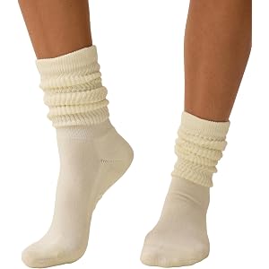 Kindred Bravely Slouchy Non Slip Grip Socks for Women, Pregnancy, Hospital | Soft cotton with a cozy relaxed fit and non skid