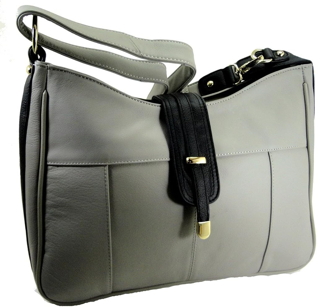 Roma Leathers 7007 Concealed Carry Gun Purse Shoulder