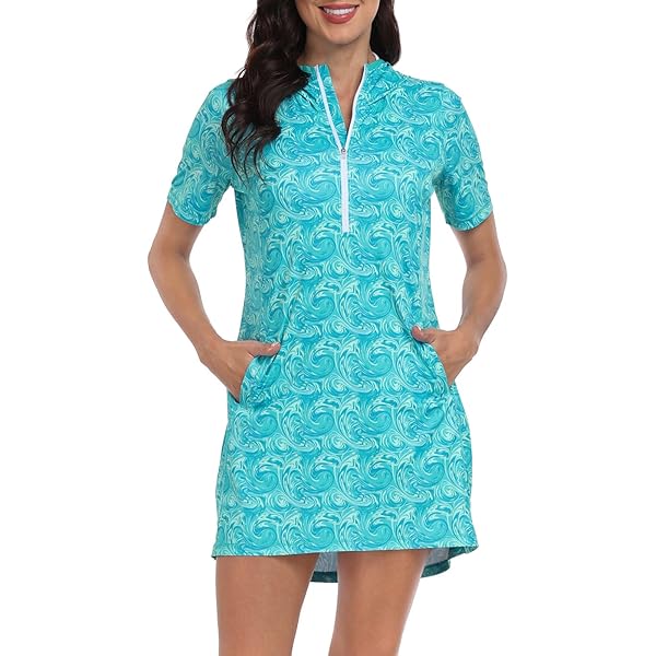 blue dress for baby girl Girl's Seacoast Swim Cover-Up Dress