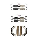 Transit Auto Front Rear Ceramic Disc Brake Pads Kit