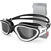ZIONOR Swim Goggles, Upgraded G1 Polarized Swimming Goggles Anti-Fog for Adult Men Women