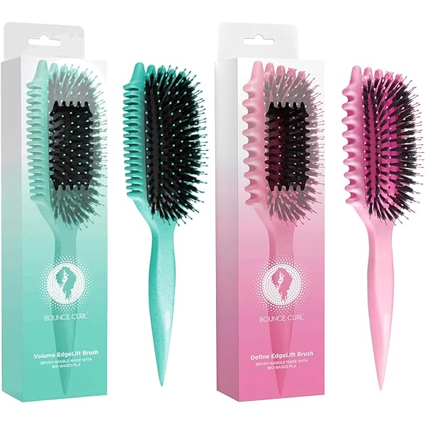 belulu CaviStyle(ピンク) Amazon.com : Bounce Curl EdgeLift Brush Duo - Includes Blue