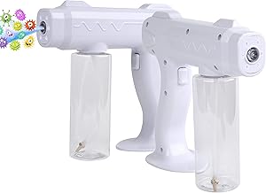 THOMAZIO 2- Pack Steam Gun Sprayers 800ml, Handheld Rechargeable Nano Atomizer Fogger Machine Fogger for Home, Office, School …