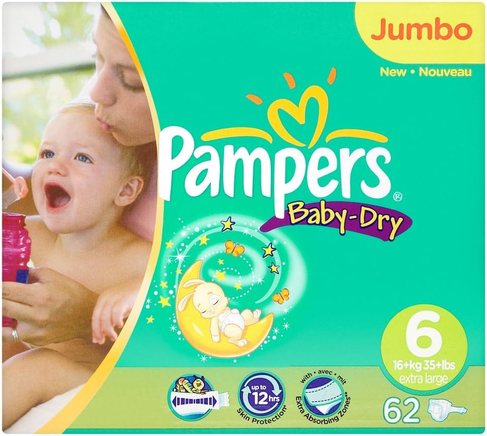 pampers baby dry extra large