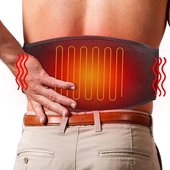 ARRIS Lower Back Heating Pad/Heating Waist Belt Wrap w/7.4V