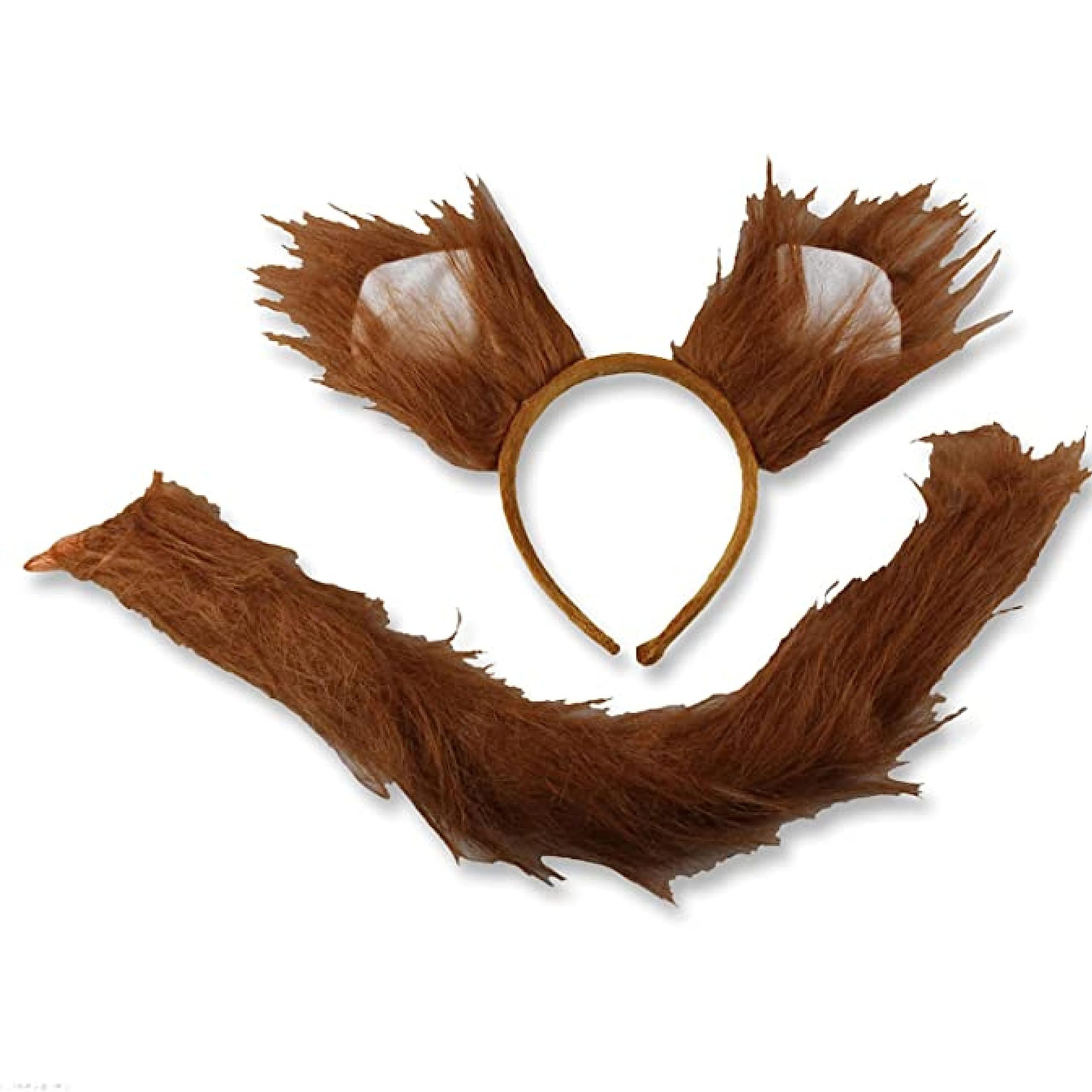 Lizzy | Animal Ears Headband | Fox Set, Soft Plush, Flexible Fit | Fancy Dress, Cosplay, World Book Day, Party Accessory | Costume Headwear for Kids & Adults