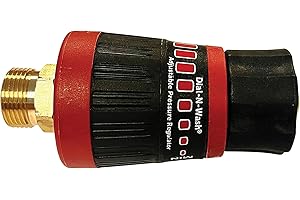 Simpson Dial-N-Wash Adjustable Pressure Regulator, 4500 PSI, M22 Quick Connect, Twist Control for Precise Cleaning, Gas or Electric Pressure Washer and Power Washer Accessory, Cold-Water Only (82232)